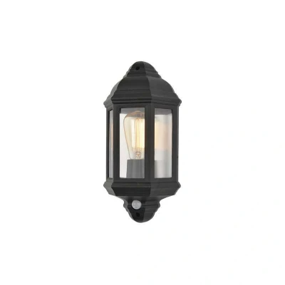 Image of Athena Lanterns Pendant Ceiling Light Black IP44