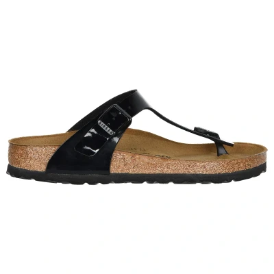 Image of Birkenstock Gizeh BF Regular Tbar sandals, Women&#039;s, Size: 7, Schwarz High quality imitation leather