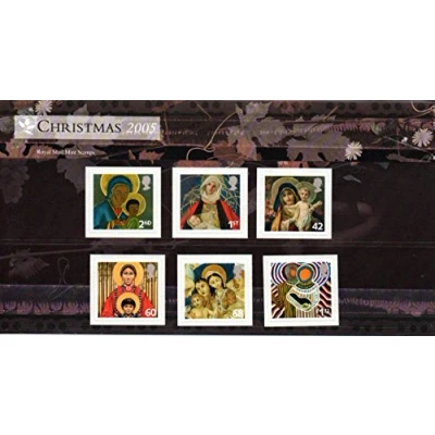 Image of 2005 Christmas Presentation Pack PP350 (printed no. 377) Royal Mail Stamps