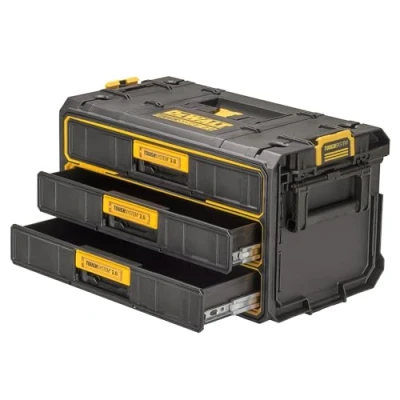 Image of DEWALT DWST08330 1 TOUGHSYSTEM 2.0 Three Drawer Unit