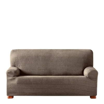 Image of Eysa Aquiles Elastic Sofa Cover 3 Seats, Polyester Cotton, brown, 37 x 29 9 cm