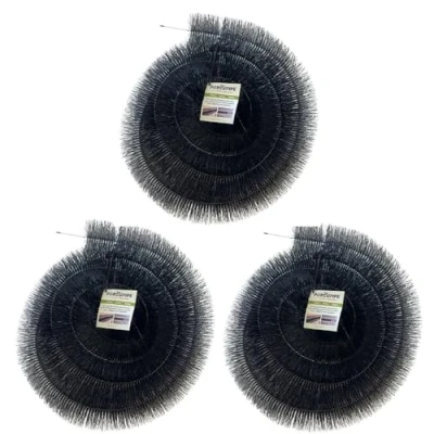 Image of 3X Porcupipe Gutter Brush 4m x 100mm Black