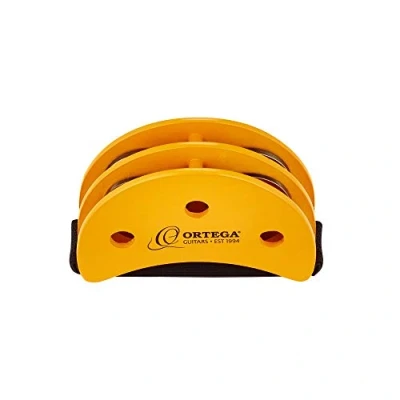 Image of Ortega Guitars Guitarist Foot Tambourine OGFT, Orange