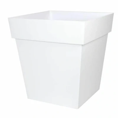 Image of EDA Flower Pot, White, 49,5 x 52,5 cm