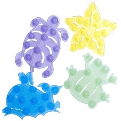 Image of Babyway Little Wonders Small Safari Bath Splats (Multi Coloured), 0.5 x 8 10 cm