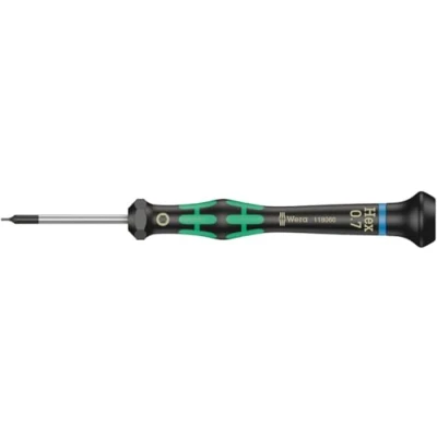 Image of Wera 05118060001 0.7 x 40 mm 2054 Screwdriver for Hexagon Socket Silver
