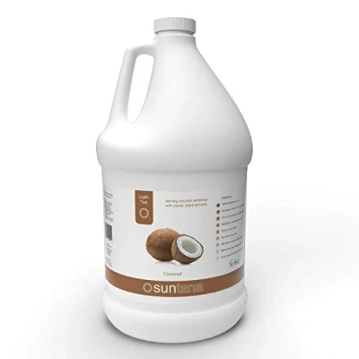 Image of Suntana Spray Tan Coconut Fragrance Light 8% DHA Solution Trade Salon Size 4000ml