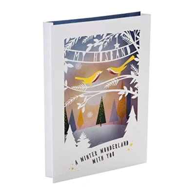 Image of Hallmark Christmas Card for Husband Traditional 3D Shadowbox Design, 25572470