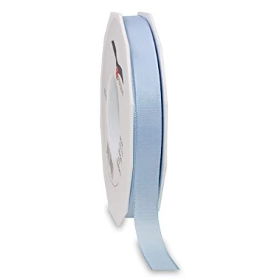 Image of Präsent Europa Taffeta Ribbon Light Blue 15 mm Width, 50 m Length