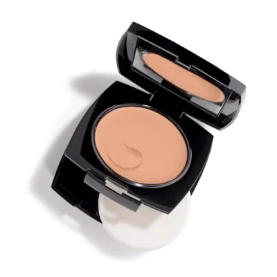 Image of Avon True Flawless Cream To Powder Compact 3 in 1 Concealer, Foundation &amp; Shell Blue IQ Colour Technology