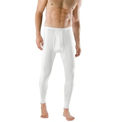 Image of Schiesser Men&#039;s Y fronts Thermal Bottoms White (100 White) 10