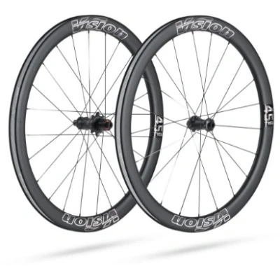 Image of Vision Metron 45 SL Disc Silver Edition Tubeless Ready Carbon Road Wheelset