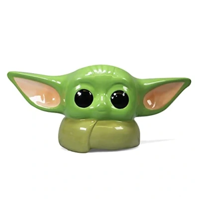 Image of The Mandalorian Collectable Vases Star Wars Shaped Wall Vase Child