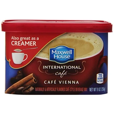 Image of Maxwell House International Coffee Cafe Vienna, 9 Ounce Cans (Pack of 4) by