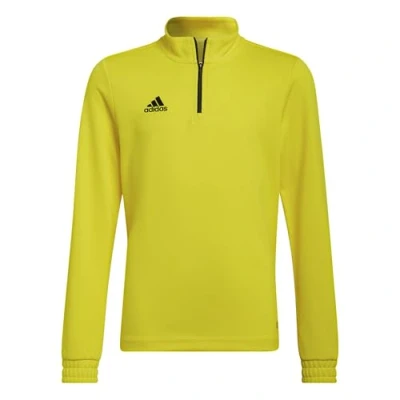 Image of adidas Unisex Kids Entrada 22 Training Top, Team Yellow/Black, 13 14 Years