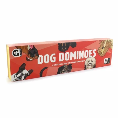 Image of Ginger Fox Dog Domino Card Matching Game. Canine Themed Family Games. Game for Night, Parties and More. Multiplayer Kids Fun Games Ages 6 8 Older