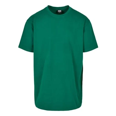 Image of Urban Classics Heavy Basic Tshirt, Men&#039;s, Size: Medium, Green