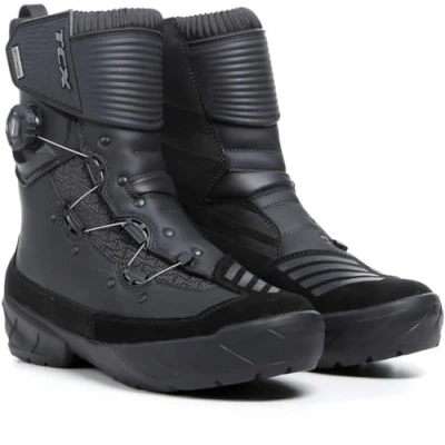Image of TCX Men&#039;s Infinity 3 Mid Wp Motorcycle Boot, Black, 9.5 UK