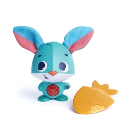Image of Tiny Love Wonder Buddy Thomas Rabbit, Interactive Electronic Baby Learning &amp; Development Toy for Early Years (12 month +), 1 Year Old, 2 Old and 3 Children