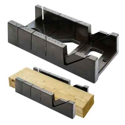 Image of 12&quot; MITRE Saw Box CLAMP Angle Clamping Sawing Block Tool Corner Straight New Multiple Degree Cutting Miter Strong Durable