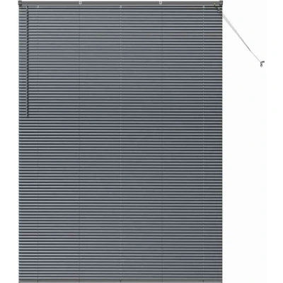 Image of With Curtains Other Manual Dark gray 155 x 220 cm Aluminium Vidaxl