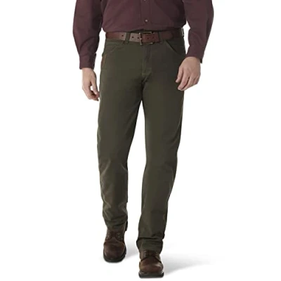 Image of Wrangler Riggs Workwear Men&#039;s Technician Work Utility Pants, Loden, 35W x 32L