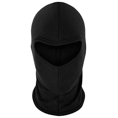 Image of TK Balaclava Karting Motorbike Cycling Soft Ski Under Helmet 100% Cotton (Black)