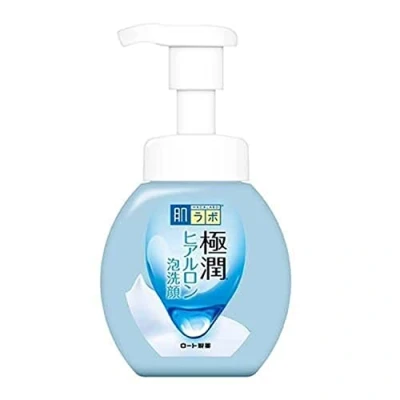 Image of Rohto Hada Labo Gokujyun Hyaluronic Foaming Wash Facial Cleanser 160ml