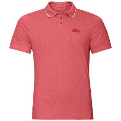 Image of Odlo Men&#039;s Nikko Polo, Chinese Red Melange, XXL