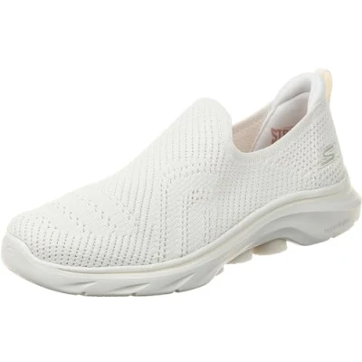 Image of Skechers Performance GO WALK 7 SLIP ON Walking trainers, Women&#039;s, Size: 7, Off white Textile