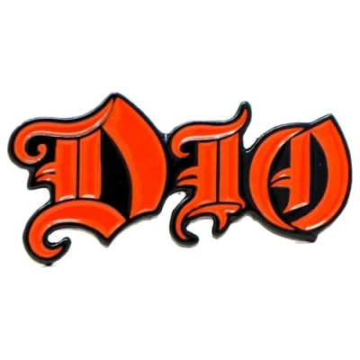 Image of Razamataz Dio Band Logo Pin Badge One Size