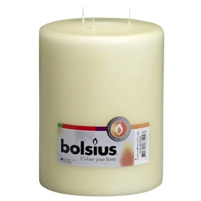 Image of Bolsius Mammoth Candle Ivory 20 cm / ø 15