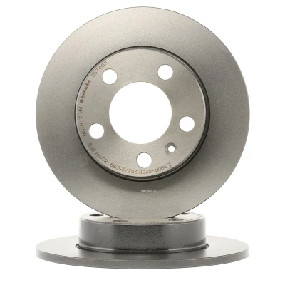 Image of JZW698601AJ Brake DISC BREMBO Coated LINE 08.7165.11 230mm 9mm 5 solid VOLKSWAGEN: Golf 4 Variant, Polo VI, 4, SKODA: Kamiq