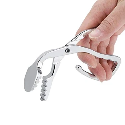 Image of Anti scalding Oven Gripper Clips Zinc Alloy Hot Pot Pliers Grabber Tongs for Plate Baking Tray Pan Dish Pots
