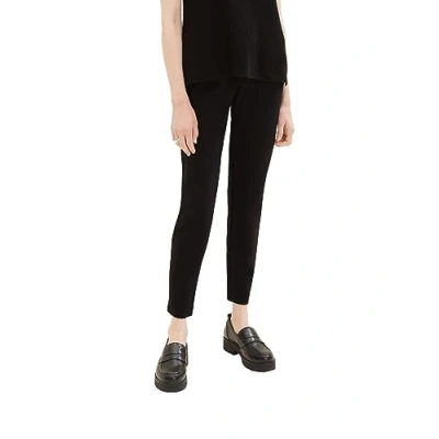 Image of Tom Tailor (NOS) Women&#039;s Jersey Loose Fit Hose Trouser, Black (Deep 14482), 36/32
