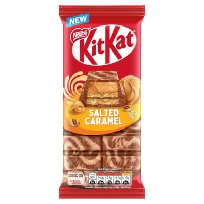 Image of KitKat Salted Caramel Chocolate Sharing Bar, 99g