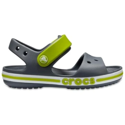 Image of Crocs Bayaband Sandal K, Charcoal, 6 UK Child