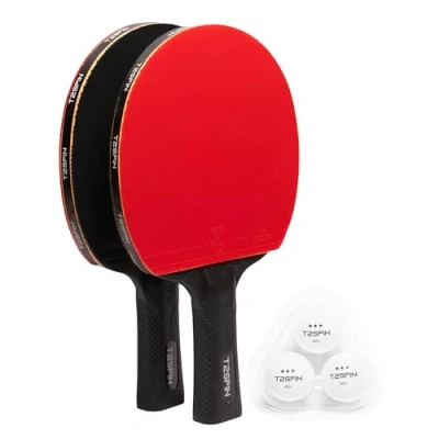 Image of Ping Pong Paddle Set of 2 with 3 Balls