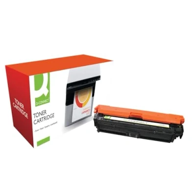 Image of Q Connect HP 307A Remanufactured Yellow Laserjet Toner Cartridge CE742A