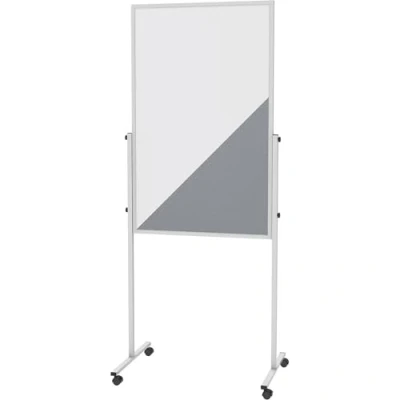 Image of Maul MAULsolid Presentation Board, Whiteboard/Grey Felt, Board HxW 1200 X 750mm