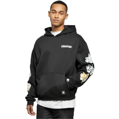 Image of Starter Sleeve Hoodie, Men&#039;s, Size: Small, Black