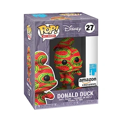 Image of Funko Pop! Artist Series: DTV Disney Cinco De Mayo Donald Standard Characters Amazon Exclusive Collectable Vinyl Figure Includes Premium Plastic Protector Display Case Gift Idea