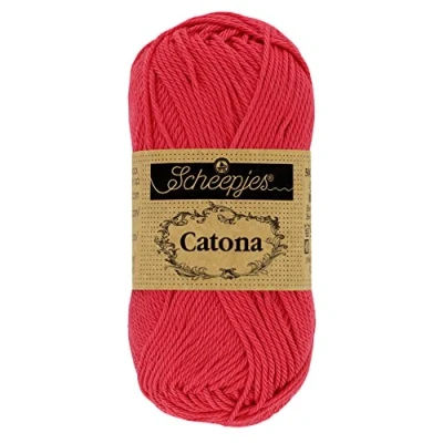 Image of Scheepjes Catona 516 Candy Apple Yarn 1x10g