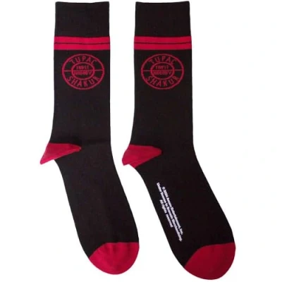 Image of Rock Off officially licensed products Tupac Circle Logo Ankle Socks One Size