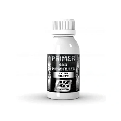 Image of AK AK759 White Primer and MICROFILLER (100ml)