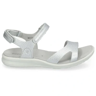 Image of ECCO Cruise II Sandals, Women&#039;s, Size: 6.5 7, Pure silver Leather