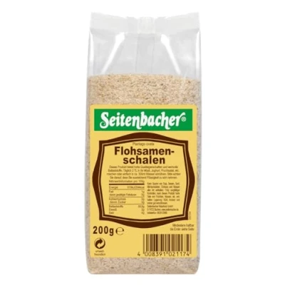 Image of Seitenbacher Psyllium Husks I Plantago ovata Natural Intestinal Treatment Weight Management Diet Egg Replacement (3 x 200 g)