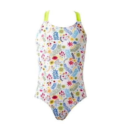 Image of Splash About Girls Jungle Lime Swimming Costume, 8 9 Years