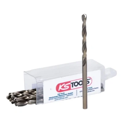 Image of KS Tools 330.3030 HSS G Co 5 twist drill, pack of 10, 3,0mm