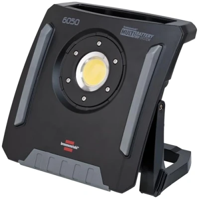 Image of Brennenstuhl Professional Multi Battery LED Hybrid Work Light 6053 MH (60W, compatible with 18V Batteries from 11 different Manufacturers, and Mains Operation, 6200lm, Engineered in Germany)